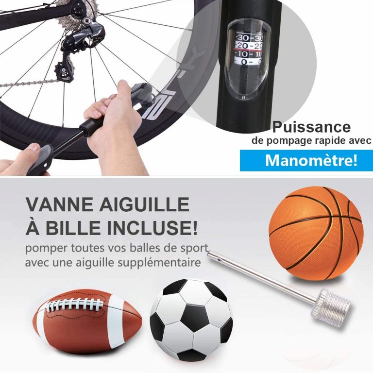 Mini Pompe à Vélo « Jobsworth Push It » - Double Valve Presta/Schrader - Compacte Et Efficace - Neuf